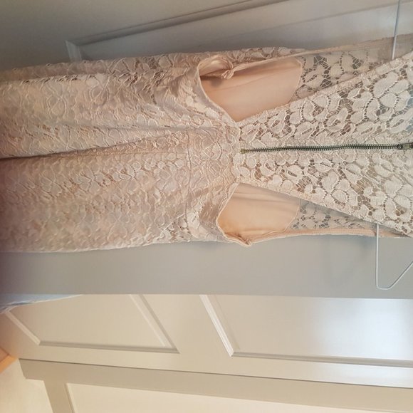 Champagne ivory lace dress - Picture 4 of 4
